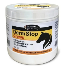 Derm Stop - Crema per dermatite estiva recidivante trattamento per cavalli e pony 500 ml