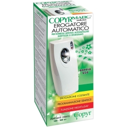Copyrmatic Evolution - Kit Erogatore Automatico Deodorante e insetticida Night & Day
