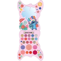 Stitch Trousse - 3 Lip Gloss + 15 Ombreti + 3 Fard - Colori Assortiti