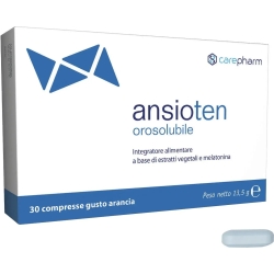 Ansioten orosolubile 30 compresse - Integratore contro l'ansia