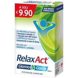 Relax Act Giorno Gocce 40 ml - Integratore per il tono dell'umore