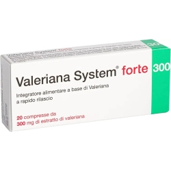 Valeriana System Forte 20 compresse - integratore per il sonno