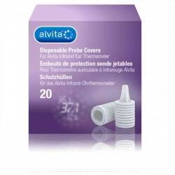 Alvita - 20 Copri Sonda Usa E Getta Per Termometro Auricolare a Infrarossi
