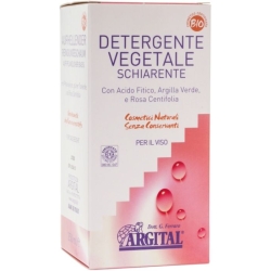 Detergente Vegetale Schiarente - Sapone con acido Fitico Argilla verde e Rosa centifolia 250 ml