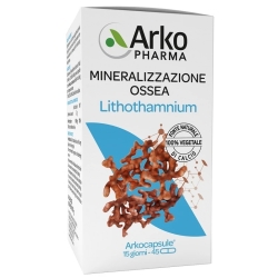 Arkocapsule Lithothamnium Mineralizzazione ossea 45 Capsule - Integratore per apparato scheletrico