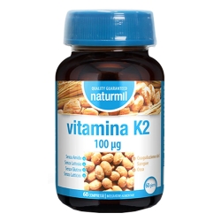 Naturmil Vitamina K2 60 Compresse - Integratore Per La Coagulazione Del Sangue e Le Ossa