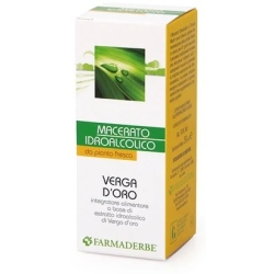 Verga D'Oro Macerato Idroalcolico 50 ml - Integratore Per Il Drenaggio Dei Liquidi