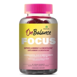 Aquilea On Balance Focus 60 Gummies - Integratore Memoria e Concentrazione