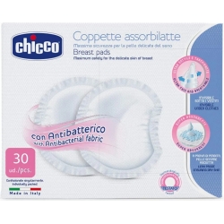 Chicco Coppette Assorbilatte Antibatteriche 30 Pezzi (Confezione Danneggiata)