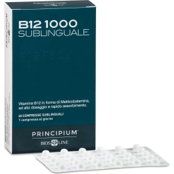 Principium B12 1000 - Integratore Di Vitamina B12 - 60 Compresse Sublinguali (Confezione Danneggiata)