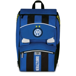 Inter - Zaino Sdoppiabile Doppio Scomparto Schienale Preformato - blu nero 24 Lt (Confezione Danneggiata)