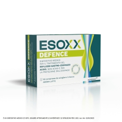 Esoxx Defence - Dispositivo Medico Antireflusso 20 Compresse Masticabili