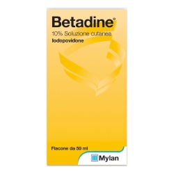 betadine Soluzione Cutanea 10% - disinfezione della cute lesa 50 ml