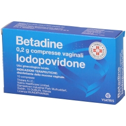 betadine 200 mg - disinfezione della mucosa vaginale 10 compresse vaginali
