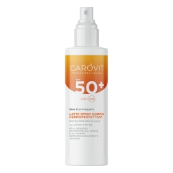 Carovit Crema Solare 50+ SPF Spray Latte Corpo Protezione Molto Alta 200 ml