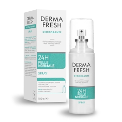 Dermafresh Deodorante 24h per Pelle Normale Spray No Gas 100 ml