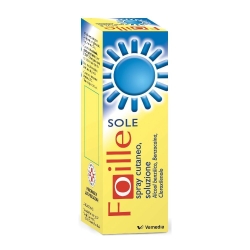 foille Sole 70 g - spray cutaneo per il trattamento di ustioni minori ed eritemi solari