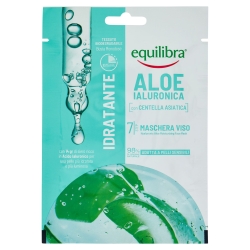 Equilibra Aloe Ialuronica - Maschera Viso Idratante con acido ialuronico e centella asiatica