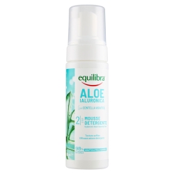 Equilibra Aloe Ialuronica - Mousse Detergente Viso Purificante Delicata 150 ml