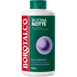 BOROTALCO Buonanotte - Bagnodoccia Rilassante Profumo di Lavanda Muschiata 500 ml