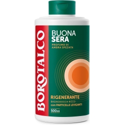 BOROTALCO Buonasera - Bagnodoccia Rigenerante Profumo di Ambra Speziata 500 ml