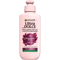 Garnier Ultra Dolce Idratazione d'Uva - Crema Modellante 2 in 1 Elasticità e Idratazione 200 ml