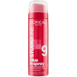 Studio Line 9 Glue In Spray Lacca Ultra-forte 100h Con Vitamina C Fissaggio Estremo 200 ml