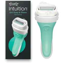 Intuition 2in1 Soap & Shave - Rasoio Donna per pelli sensibili
