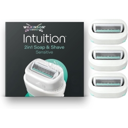 Intuition 2in1 Soap & Shave - 3 ricariche rasoio da donna