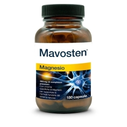 Mavosten Magnesio 180 Capsule - Integratore Per Il Sistema Nervoso E La Stanchezza