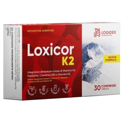 Loxicor K2 30 Compresse - Integratore Per Le Ossa e La Coagulazione
