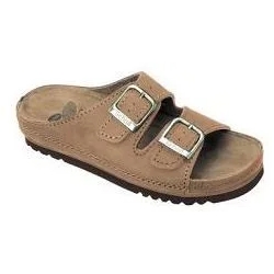 Scholl Air Bag Nubuck Lined - Ciabatte Bioprint Con Plantare Anatomico Taglia 44 Cuoio