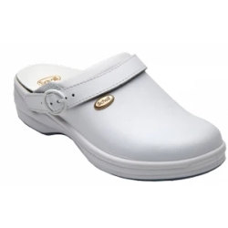 Scholl New Bonus Unpunched Bycast - Calzatura Professionale Unisex In Pelle Con Plantare Anatomico Taglia 36