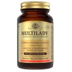 Solgar Multilady 60 Capsule Vegetali - Integratore Multivitaminico Per La Donna