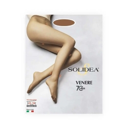 Solidea Venere - collant 70 Den (12-15 Mmhg) Compressione Graduata Taglia 4Xl-Xl Camel