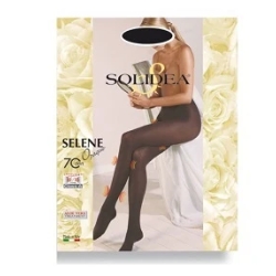Solidea Selene - collant 70 Den (12-15 Mmhg) Compressione Graduata Taglia L Opachi Granata