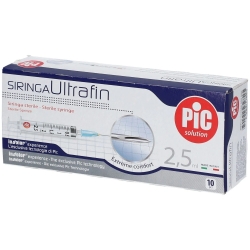 Pic Ultrafin Extreme - 10 Siringhe Sterili Monouso 2,5ml
