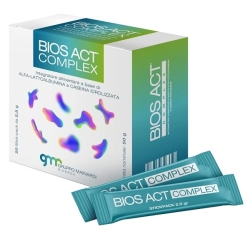 Bios Act Complex 20 Bustine - Integratore di Alfa-Lattoalbumina E Caseina Idrolizzata