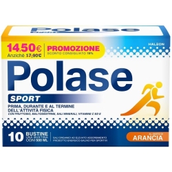 Polase Sport 10 Bustine Gusto Arancia - Integratore energetico salino Promo