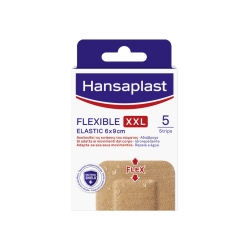 Flexible XXL - 5 Cerotti medicazione elastici per articolazioni 6 x 9 cm