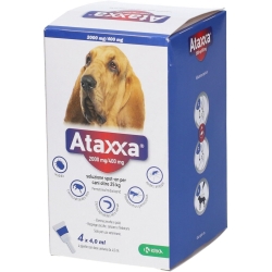 Ataxxa Spot-on Soluzione 4 Pipette 4 Ml Cani da 25 a 40 kg
