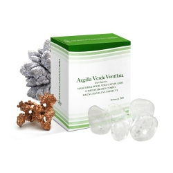 Argilla Verde Ventilata - Polvere Fine 100% Naturale Purificante e Lenitiva per Viso, Corpo e Capelli 500 gr