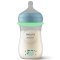 Avent Natural Response Night - Biberon trasparente 3-6 M flusso medio 260 ml Fantasie assortite
