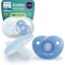 Avent Soothie - 2 Succhietti in silicone 0-6M Azzurro E Blu