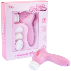 Beauty Routine Coccola Viso Skin Care Brush - Spazzola per Massaggio Viso + 4 Testine