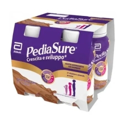 Pediasure Crescita e Sviluppo - Integratore per la crescita gusto Cioccolato 4 X 200 ml