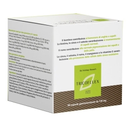 Oti Tricofluex 90 Capsule - Integratore per unghie e capelli deboli e per lo stress ossidativo