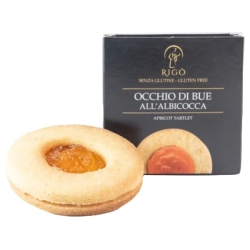 Rigo' Occhio Di Bue - biscotto senza glutine ripieno di confettura di albicocca 60 gr