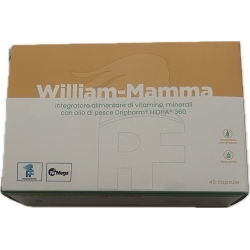 William-Mamma 45 Capsule - Integratore multivitaminico multiminerale con olio di pesce