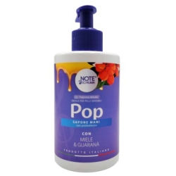 Pop - Sapone Mani con Antibatterico con Miele, Guaranà e Glicerina 300 ml